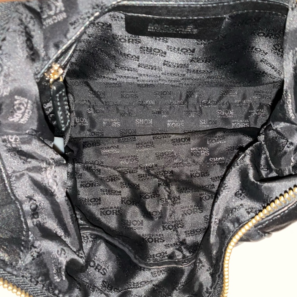 Michael Kors black leather hobo bag - Picture 6 of 8